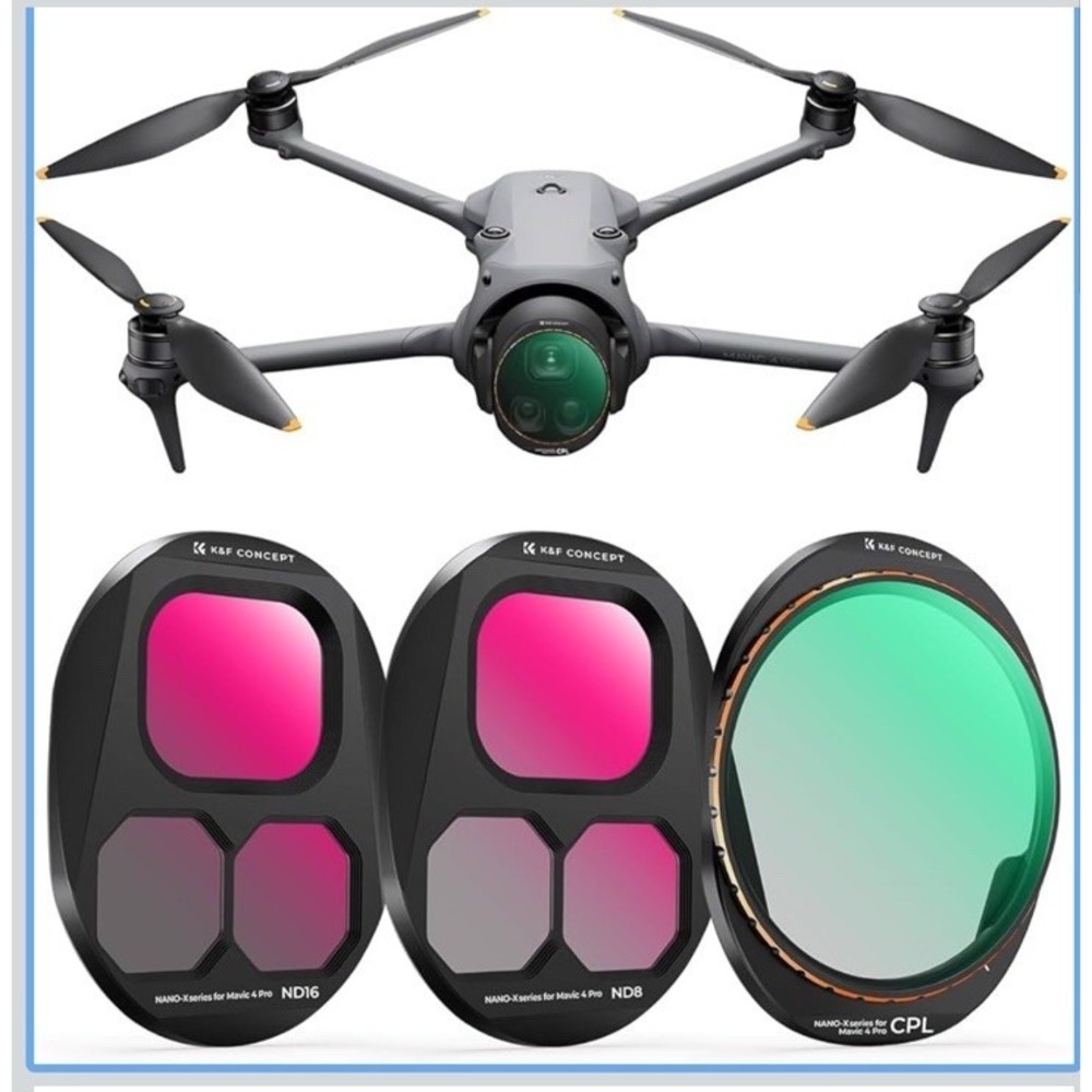 K&F Concept 3‎ Pack ND CPL Filters Kit with CPL ND8 ND16